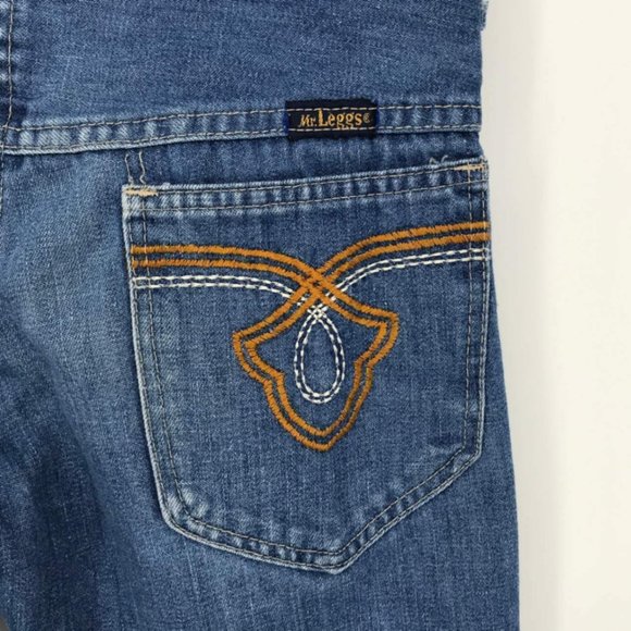 Vintage Mr Leggs Flared Slim Denim Jeans Size 10 - Picture 5 of 6